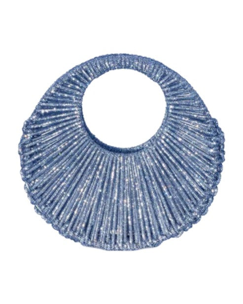 Sara Jewel Mini Bag – Ice Blue-Medium