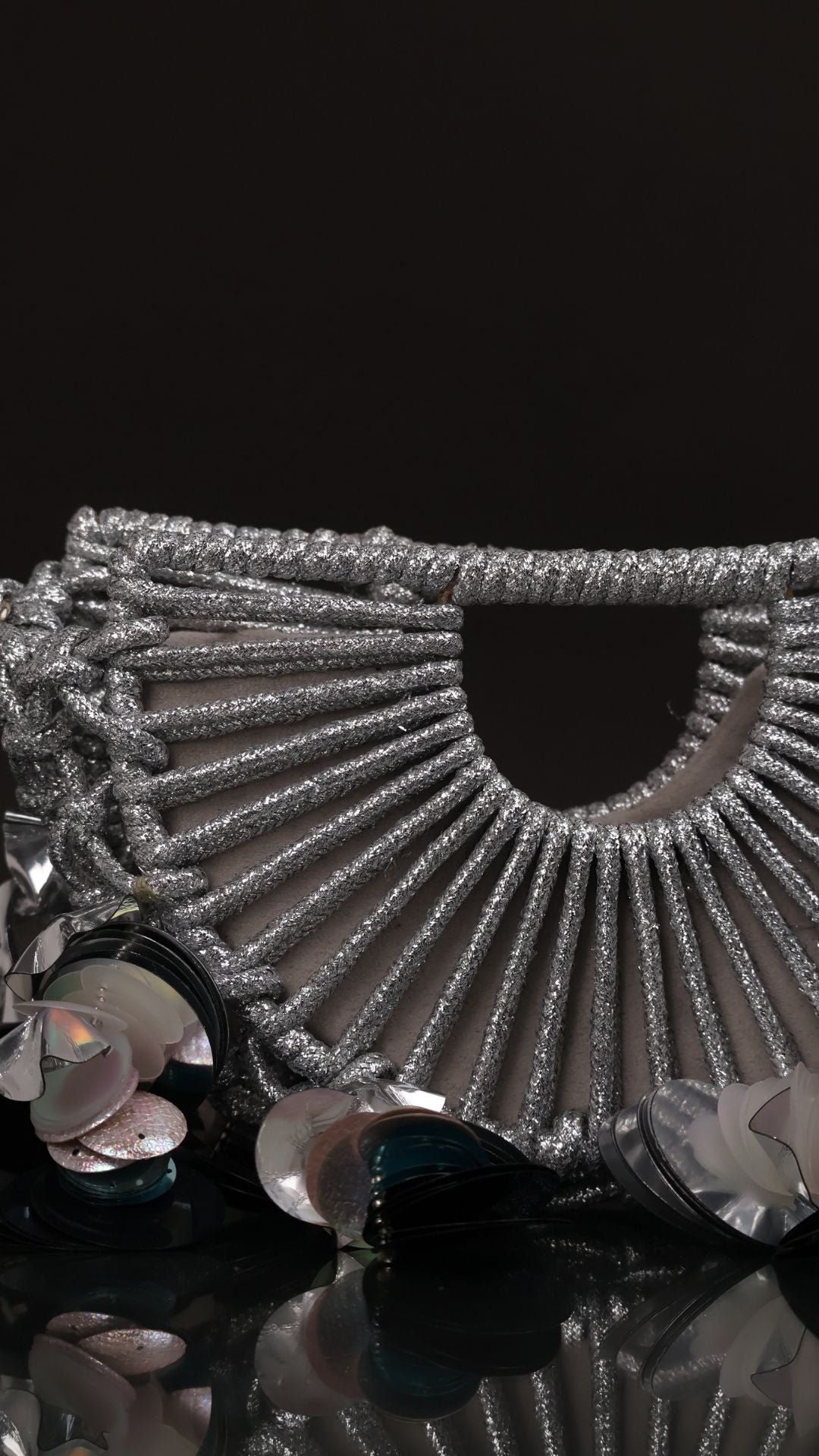 Mitali in our - Celeste Halo Bag - Silver D Cut Disc Bag