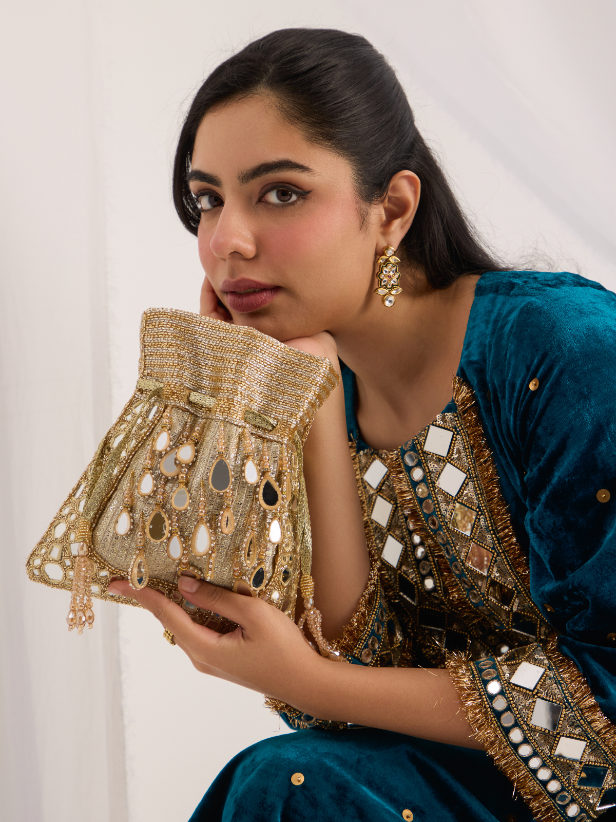 Sundara Mirror - Gold