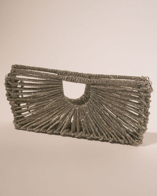 THE HAMPTONS BAG-SILVER
