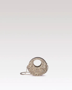 Sara Jewel Mini Bag – Champagne Gold-Mini