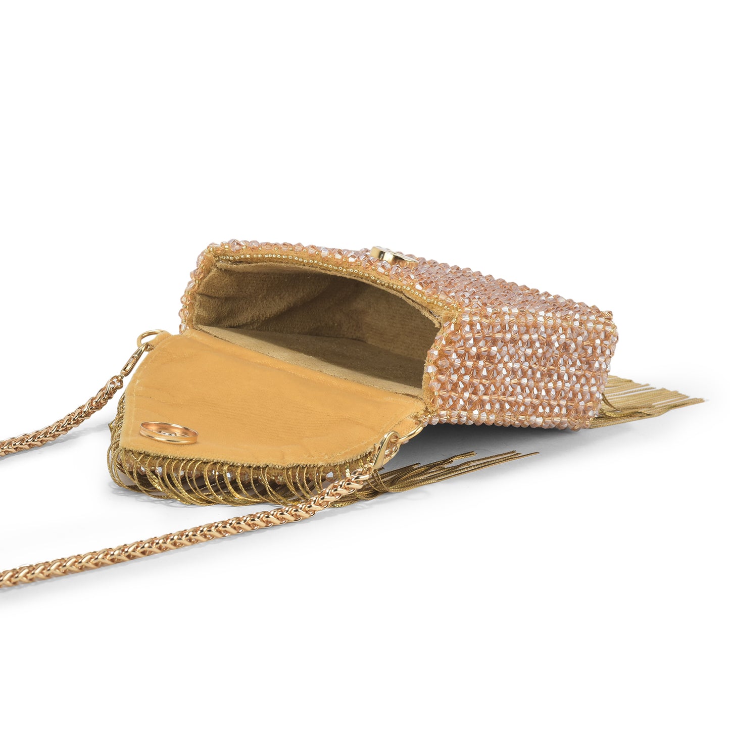 METAL MINI BAG-Golden