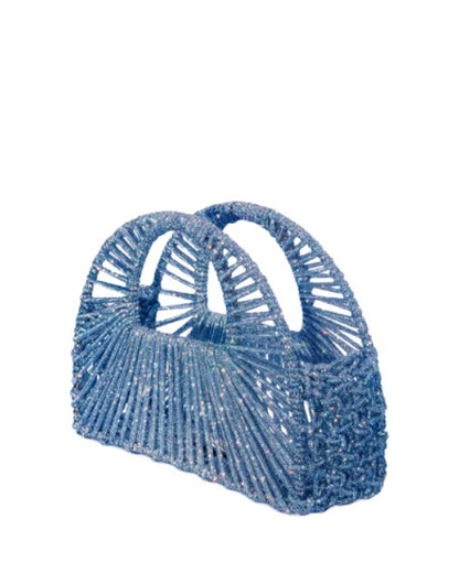 Daisy Jewel Bag – Ice Blue