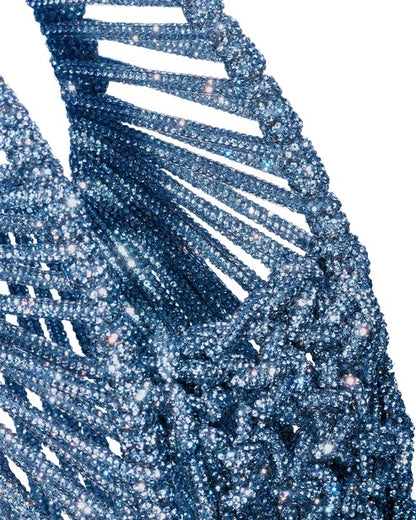 Daisy Jewel Bag – Ice Blue