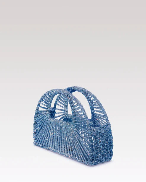 Daisy Jewel Bag – Ice Blue
