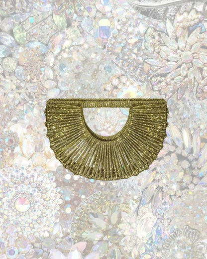 Daphne Jewel Bag - Olive Gold