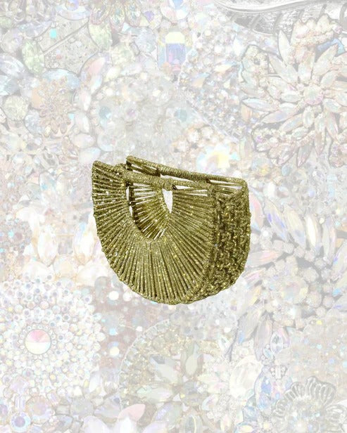 Daphne Jewel Bag - Olive Gold