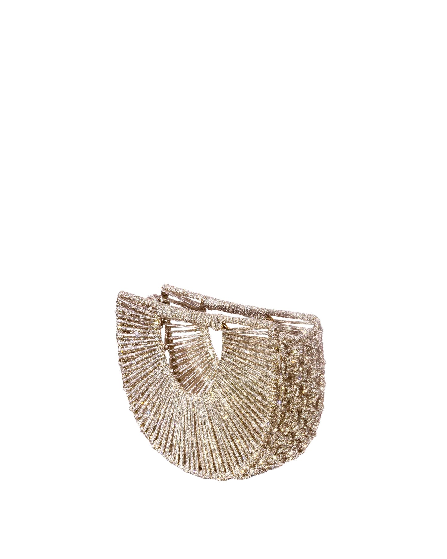 Daisy Jewel Bag- Champagne Gold