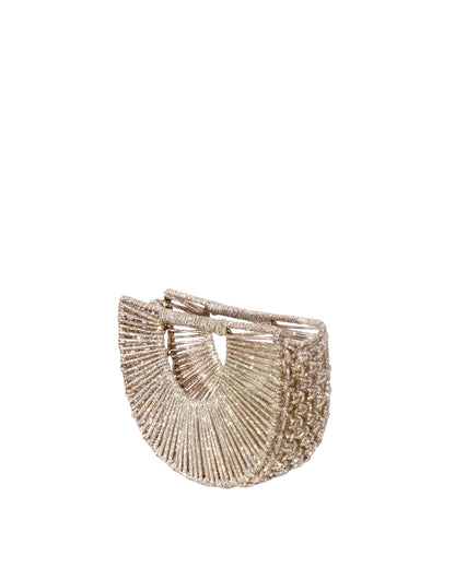 Daisy Jewel Bag- Champagne Gold