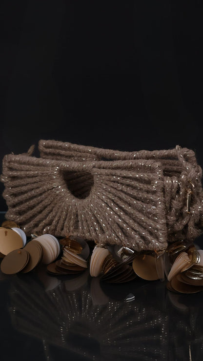 Lumi Knot Bag- Beige