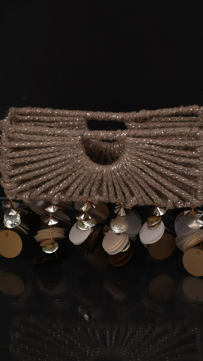 Lumi Knot Bag- Beige