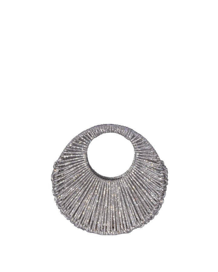Sara Jewel Mini Bag – Silver-Medium