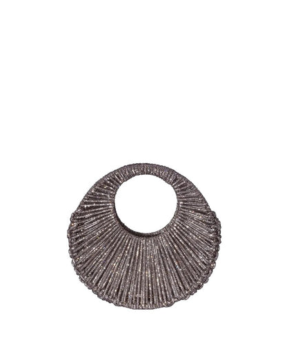 Sara Jewel Mini Bag – Grey-Medium