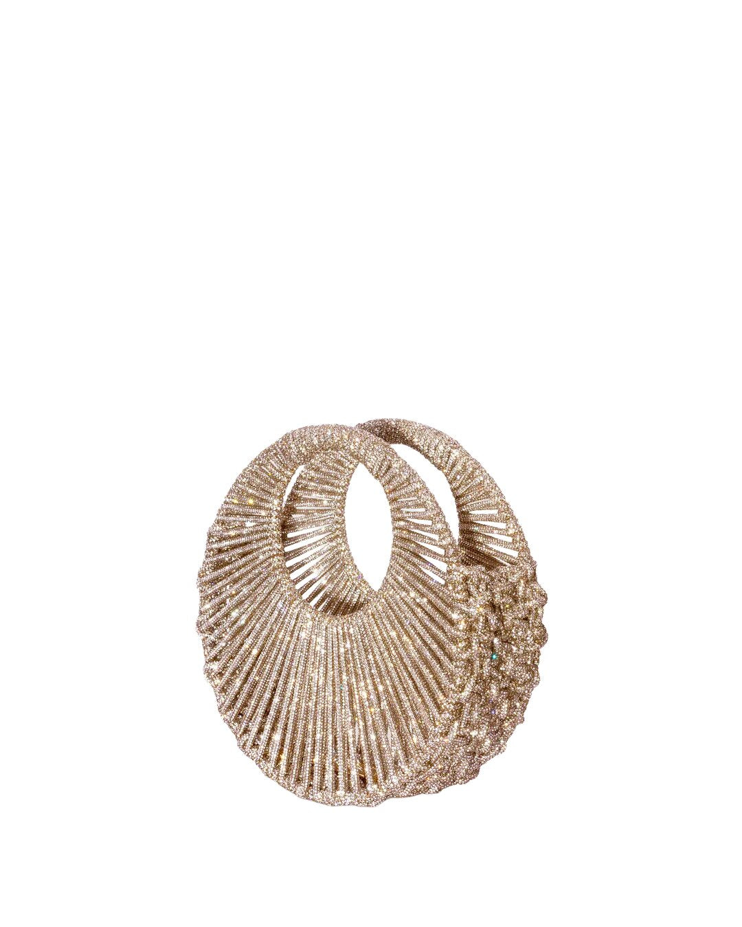 Sara Jewel Mini Bag – Champagne Gold-Medium