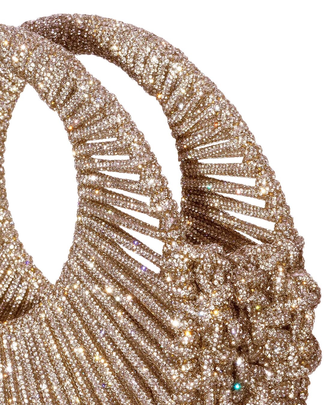 Sara Jewel Mini Bag – Champagne Gold-Medium