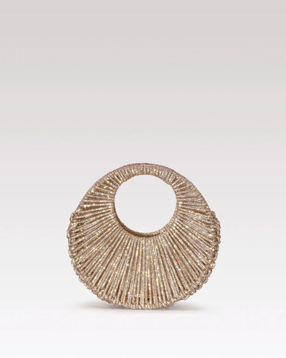 Sara Jewel Mini Bag – Champagne Gold-Medium