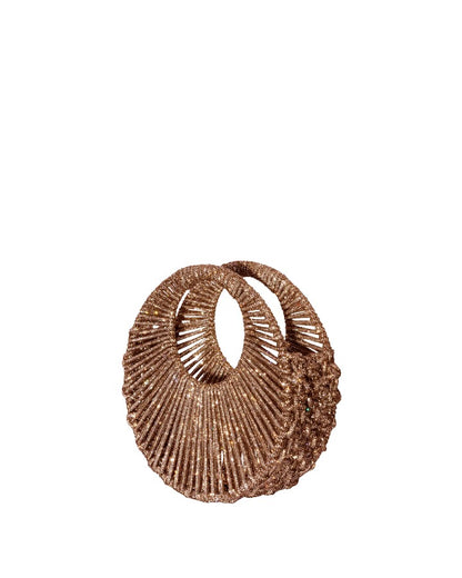 Sara Jewel Mini Bag – Copper Gold-Medium