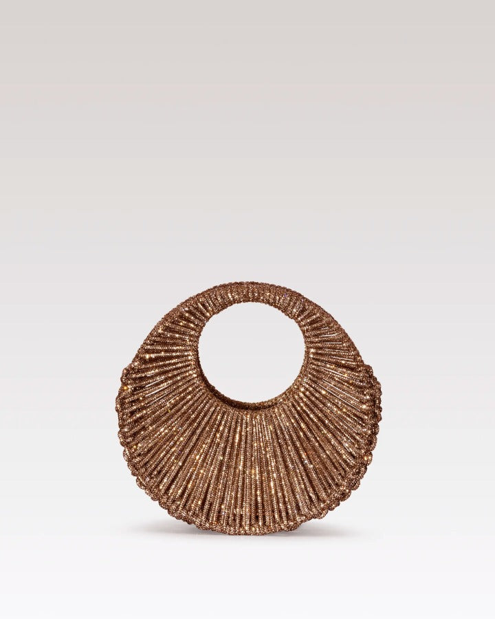 Sara Jewel Mini Bag – Copper Gold-Medium