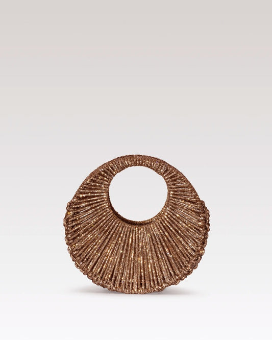 Sara Jewel Mini Bag – Copper Gold-Medium