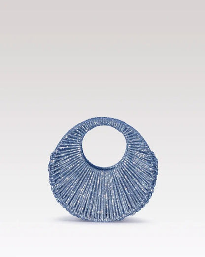 Sara Jewel Mini Bag – Ice Blue-Medium