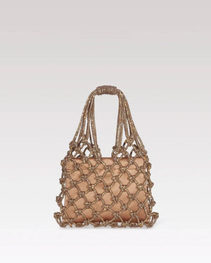 Satin Mesh Bag - Copper
