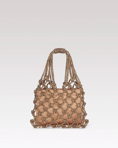 Satin Mesh Bag - Copper