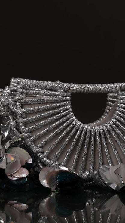 Mitali in our - Celeste Halo Bag - Silver D Cut Disc Bag