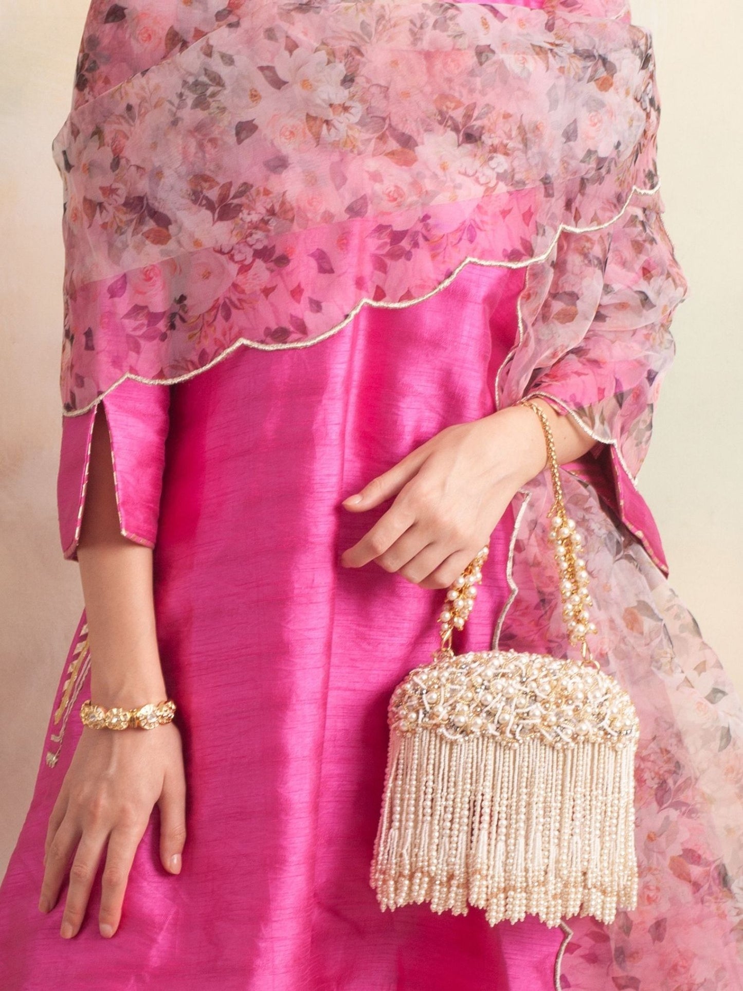 Zuri Oval Clutch - With Tassels