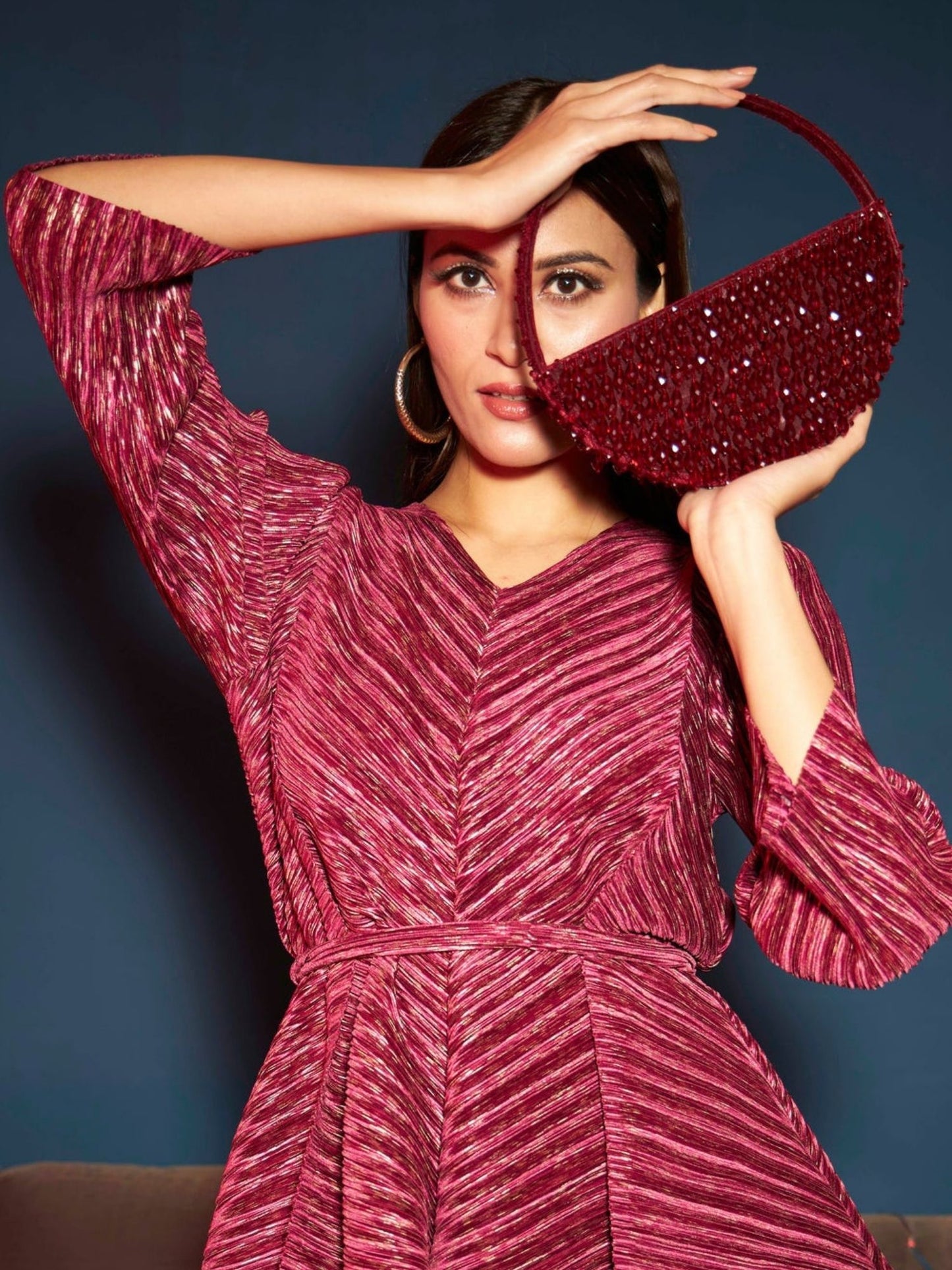 MOON BAG- Red