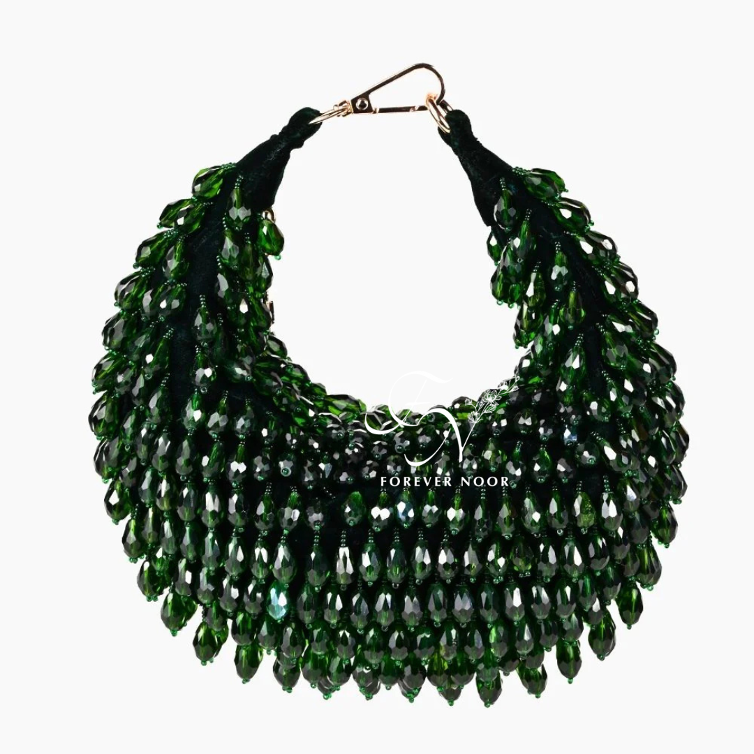 Neehar Spotted in our Nano Crystal Boat Bag (Green)
