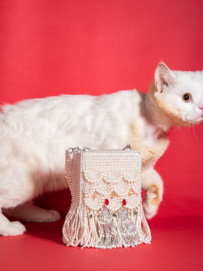 Roop Box Bag -White