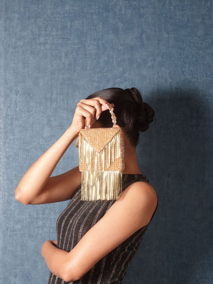 METAL MINI BAG-Golden