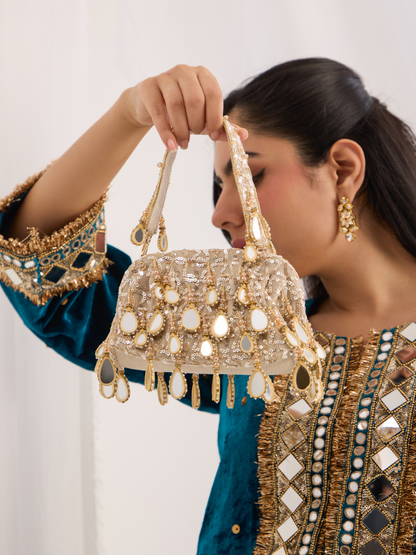 Raya Bag- Light Gold