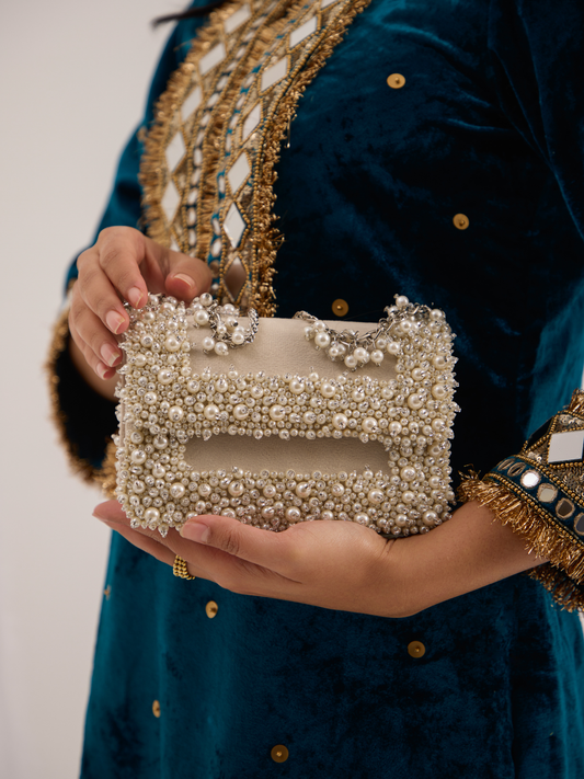 Aurel Medium Bag Pearl - Ivory