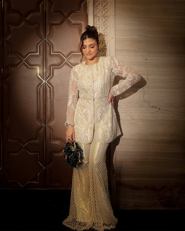 Khushnaz in Our Sienna Boat Bag (Green)