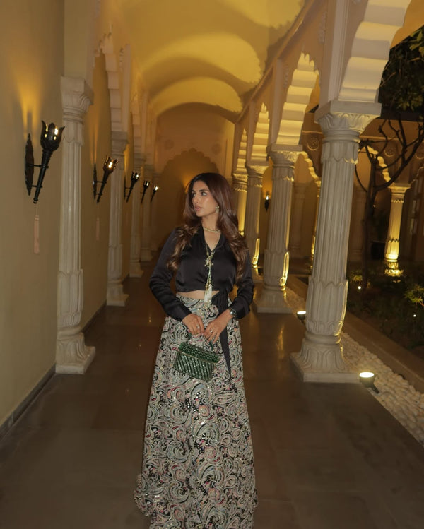 Meher Taluja In Our Green Laura Bag