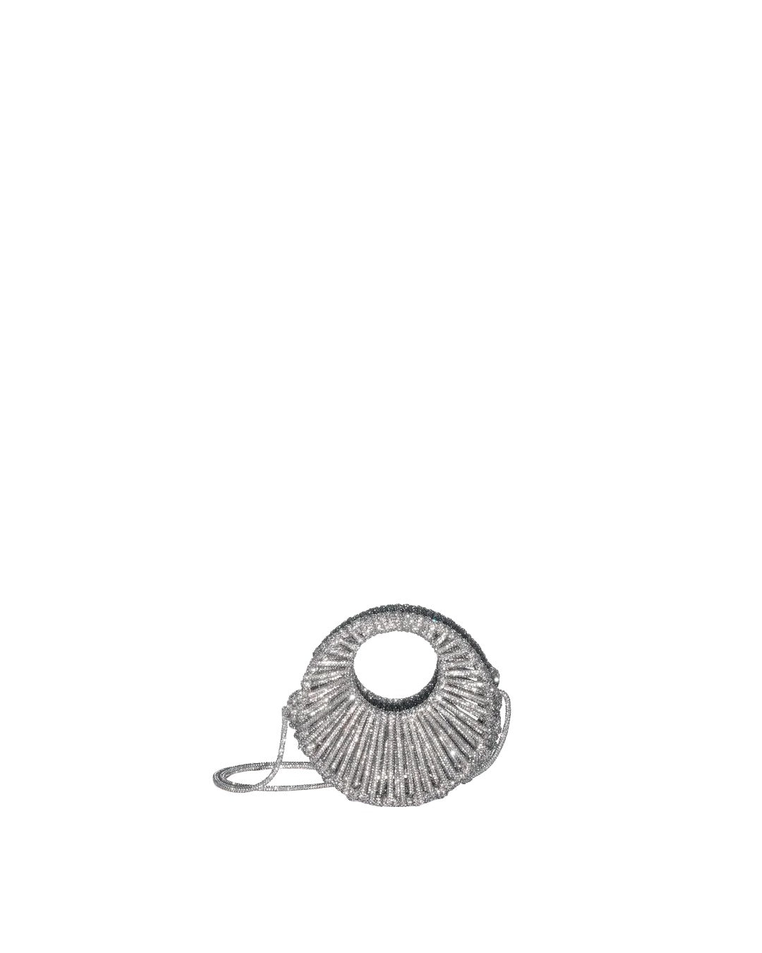 Sara Jewel Mini Bag – Silver-Mini