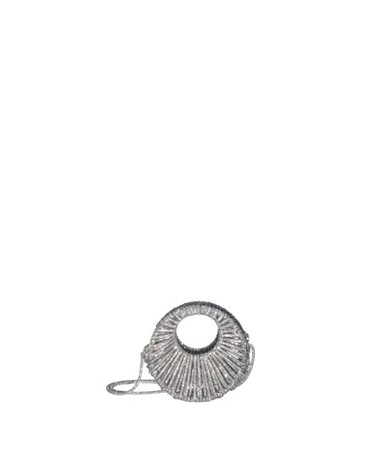 Sara Jewel Mini Bag – Silver-Mini