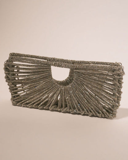THE HAMPTONS BAG-SILVER