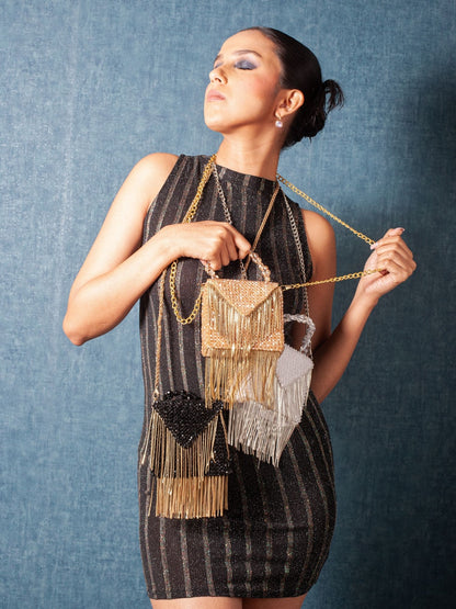 METAL MINI BAG-Golden