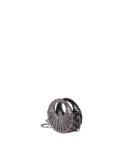Sara Jewel Mini Bag – Grey-Mini