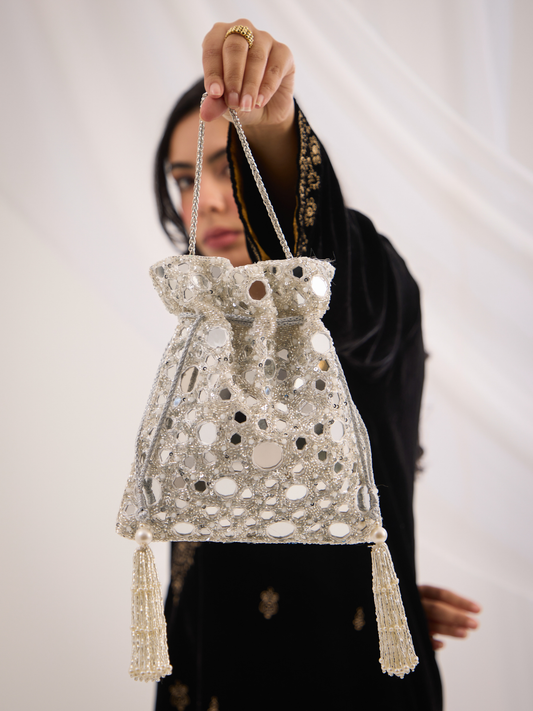 Amani Glow Potli- Silver