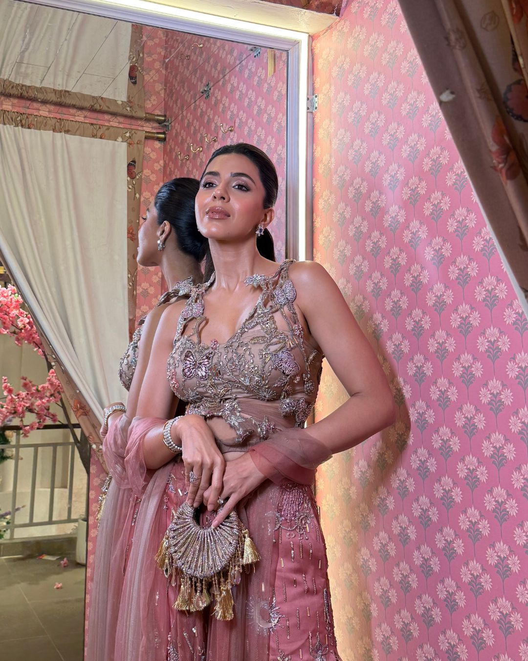 Bahaar in our Golden Kala Mini Bag