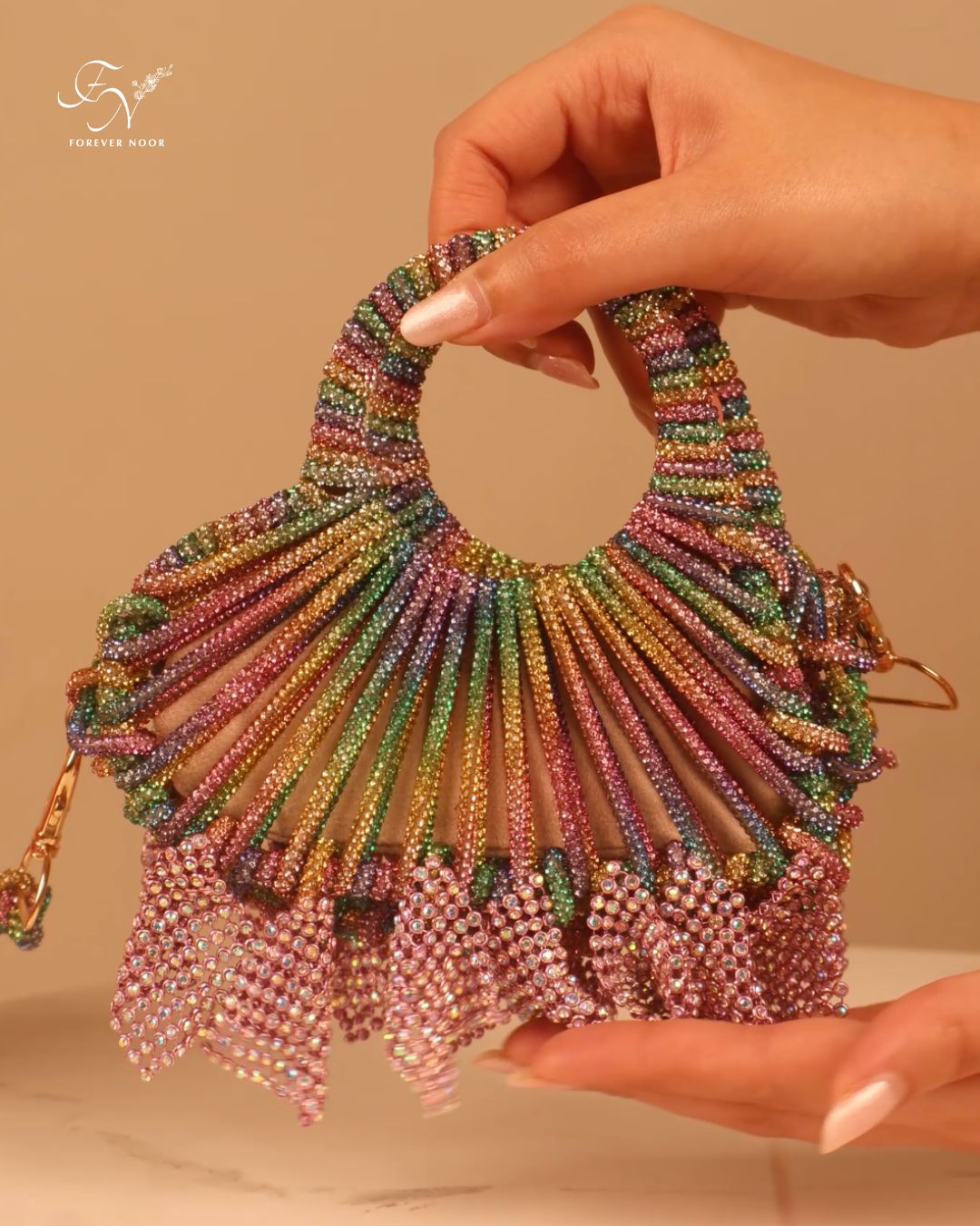 Lumi Knot Mini Bag-Rainbow Multi