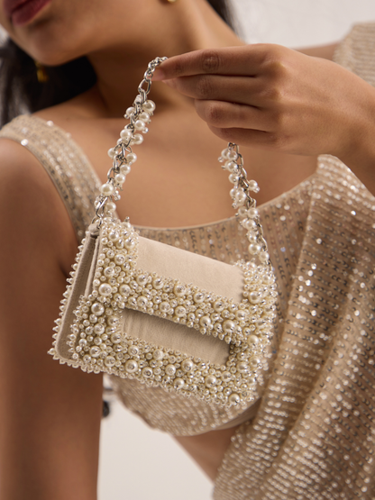Aurel Mini Bag Pearl - Ivory White