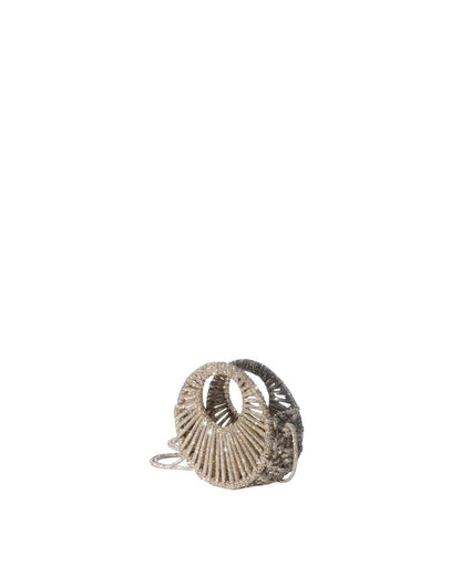 Sara Jewel Mini Bag – Champagne Gold-Mini