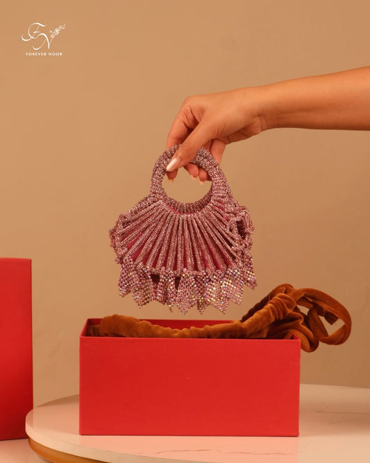 Lumi Knot Mini Bag- Pink