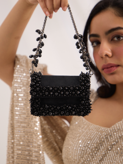 Aurel Mini Bag Pearl - Black