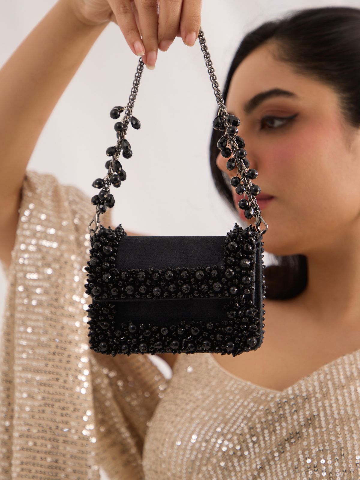 Aurel Mini Bag Pearl - Black