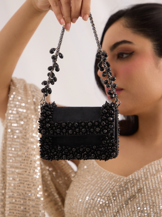 Aurel Mini Bag Pearl - Black